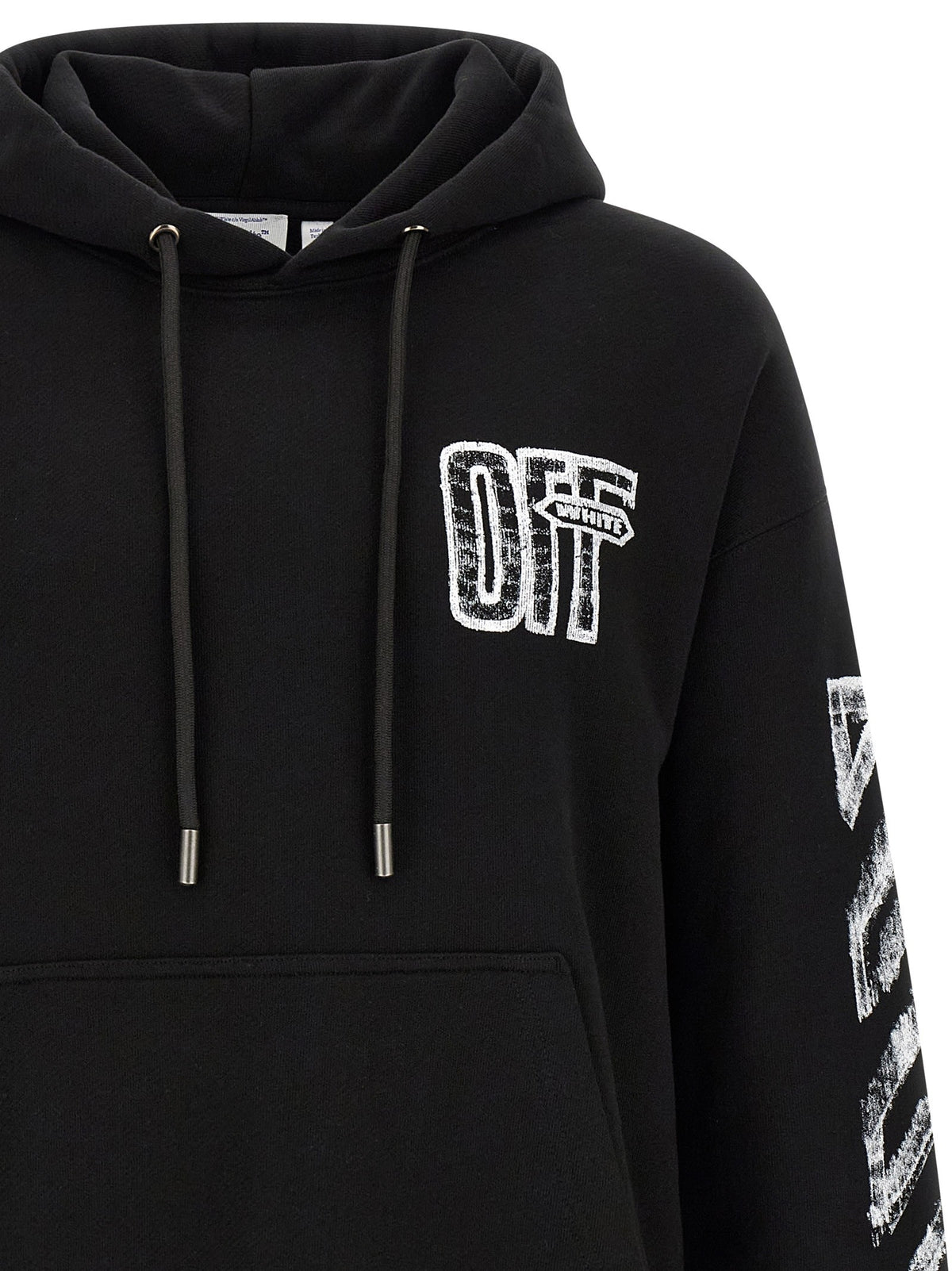 Off-White Motion Arrow Skate Hoodie Black