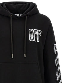 Off-White Motion Arrow Skate Hoodie Black