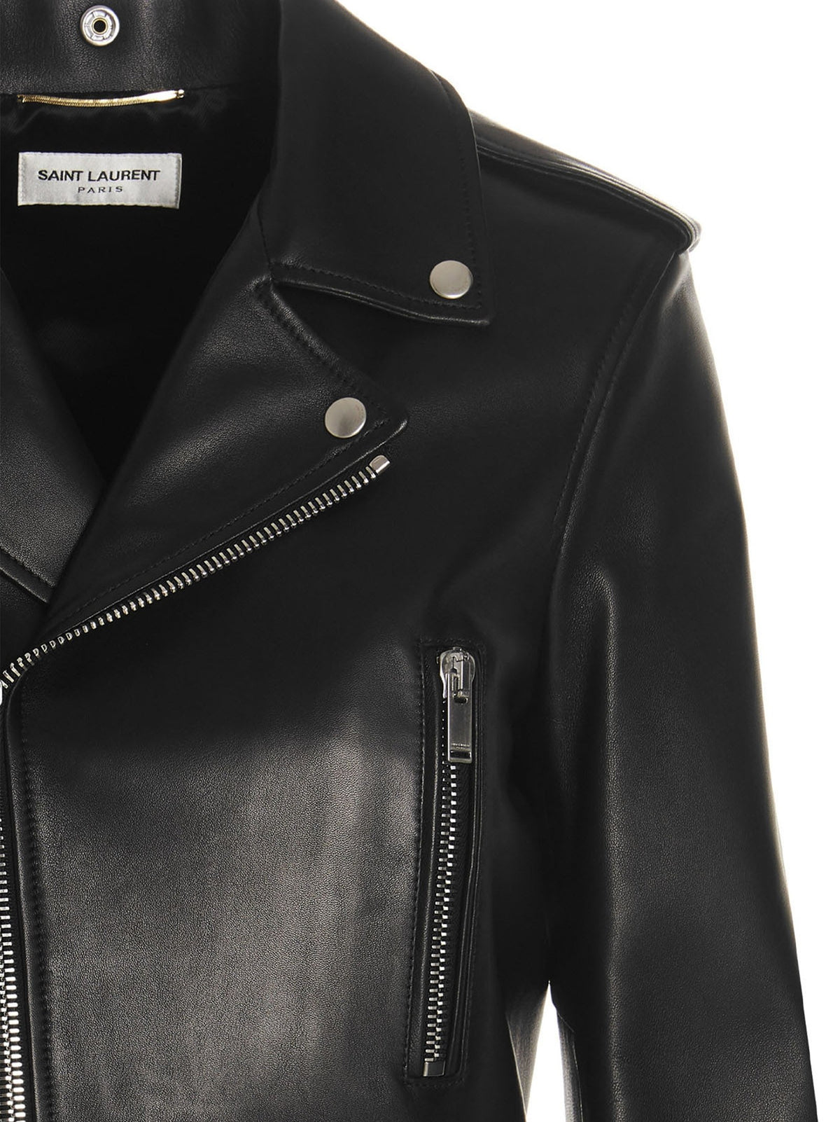 Saint Laurent Motorcycle Biker Jacket Black