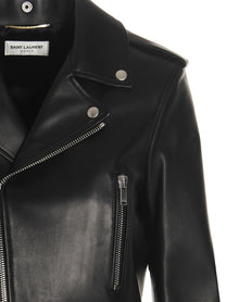 Saint Laurent Motorcycle Biker Jacket Black