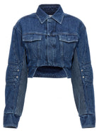Off-White Motorcycle Denim Jacket Blue