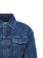 Off-White Motorcycle Denim Jacket Blue, view 3