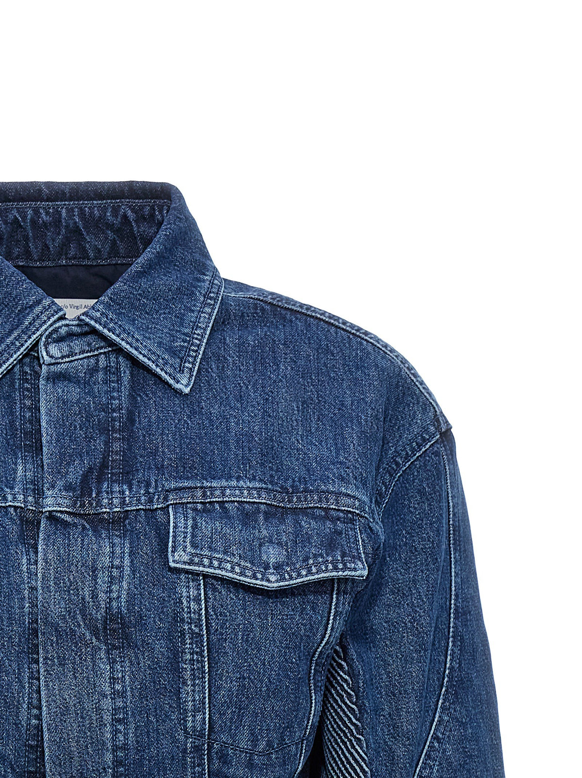 Off-White Motorcycle Denim Jacket Blue