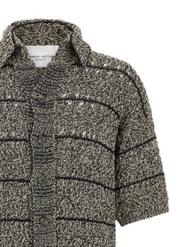 Roberto Collina Mouliné Insert Cardigan Black