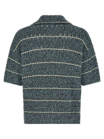 Roberto Collina Mouliné Polo Shirt Gold