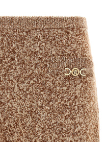 Versace Mouline Skirt Gold
