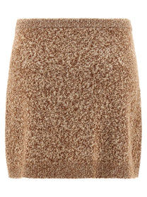 Versace Mouline Skirt Gold