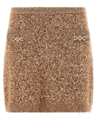 Versace Mouline Skirt Gold