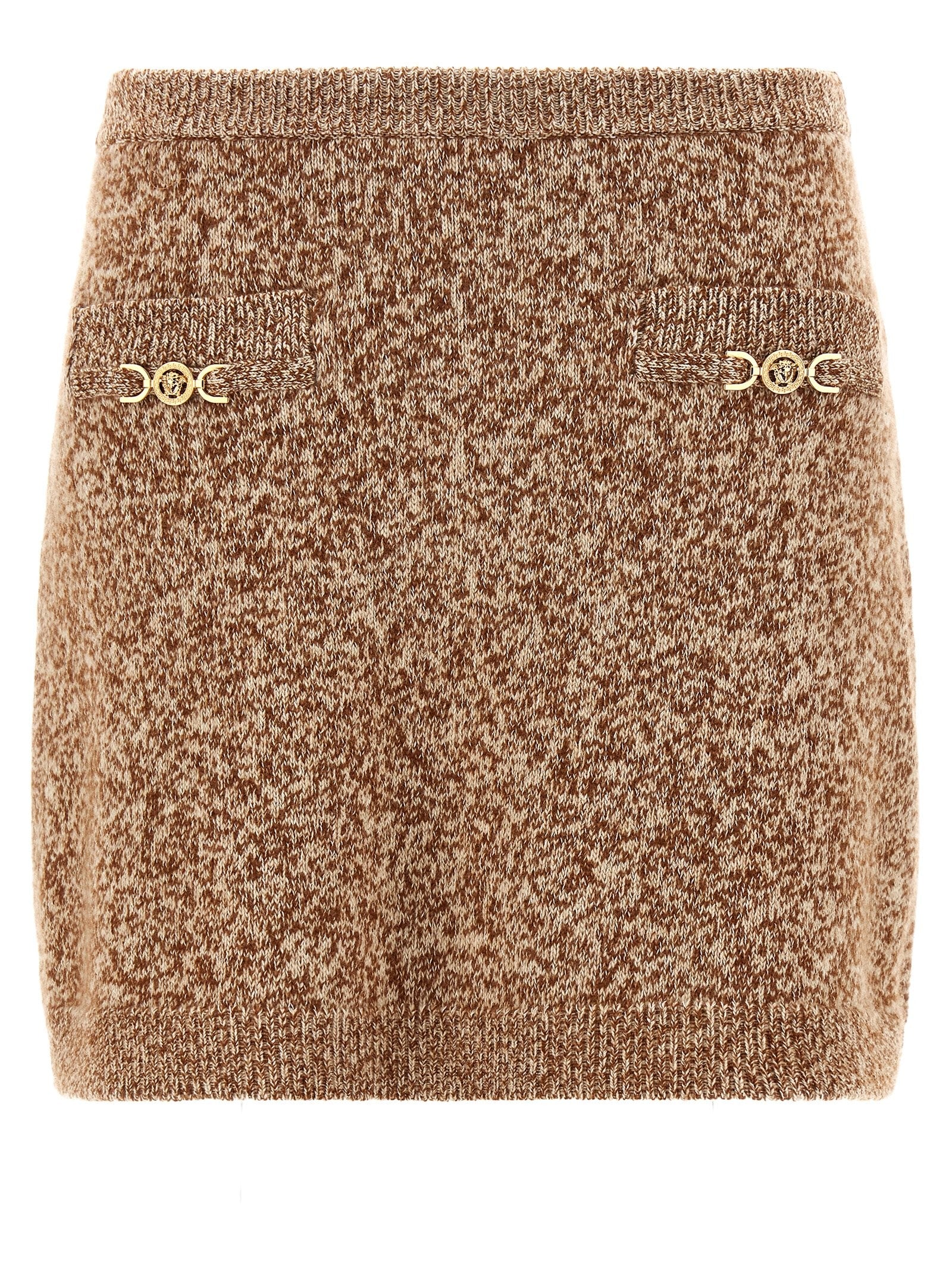 Versace Mouline Skirt Gold