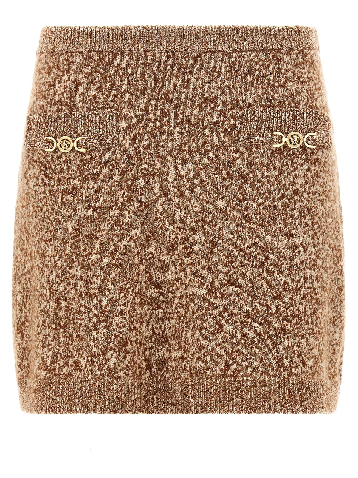 Versace Mouline Skirt Gold