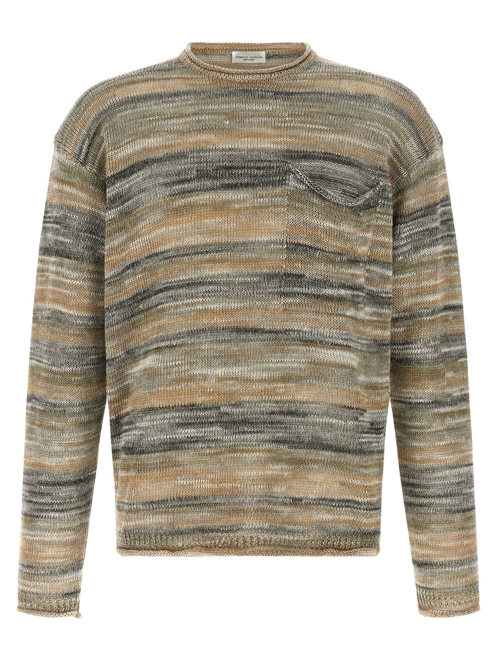 Roberto Collina Mouliné Sweater Grey