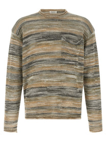Roberto Collina Mouliné Sweater Grey