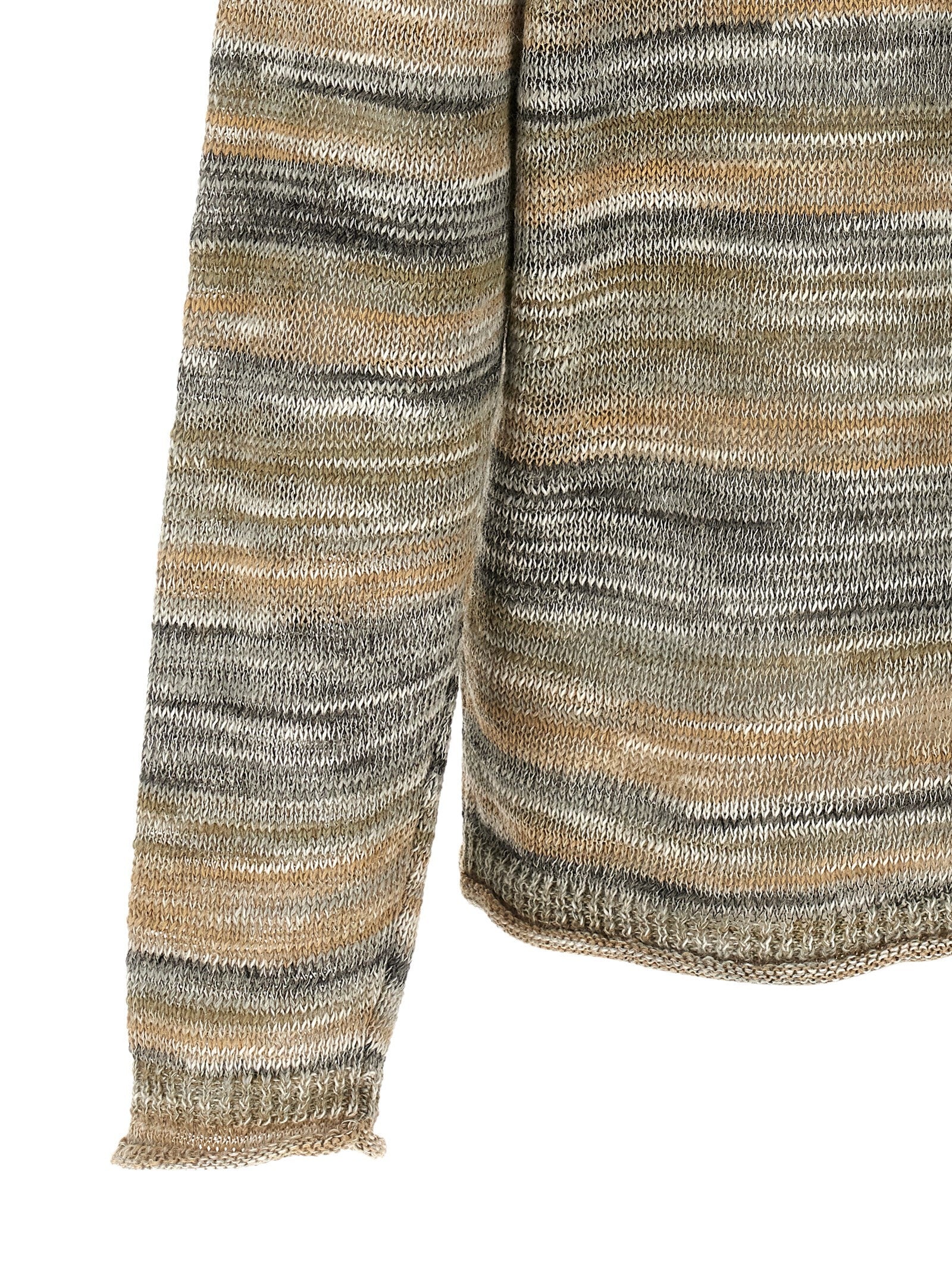 Roberto Collina Mouliné Sweater Grey