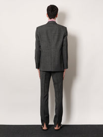 Gucci Men's Mouliné Wool Blazer Black