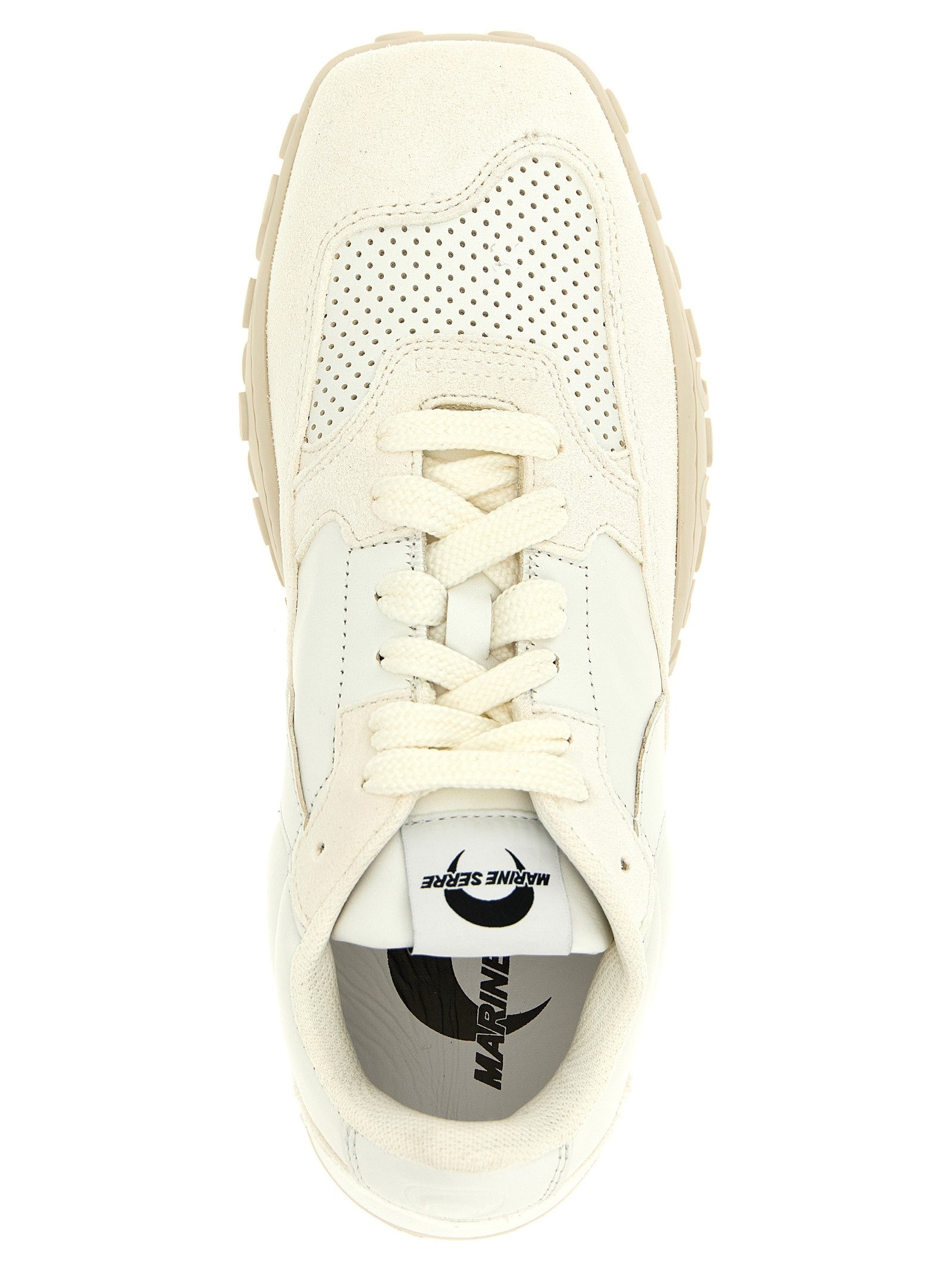 Marine Serre MS Rise Sneakers White