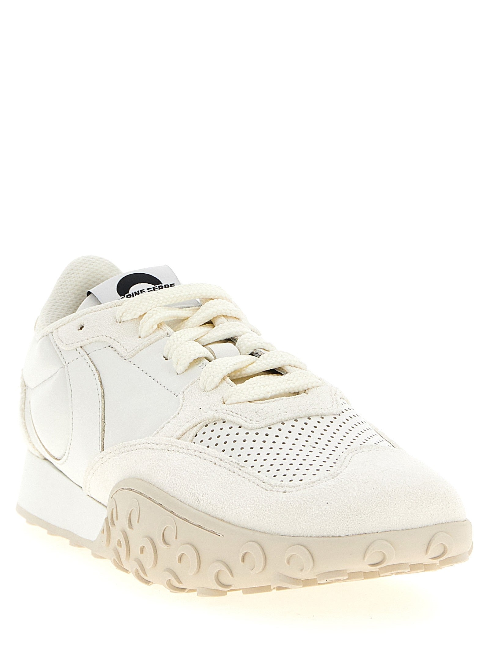 Marine Serre MS Rise Sneakers White