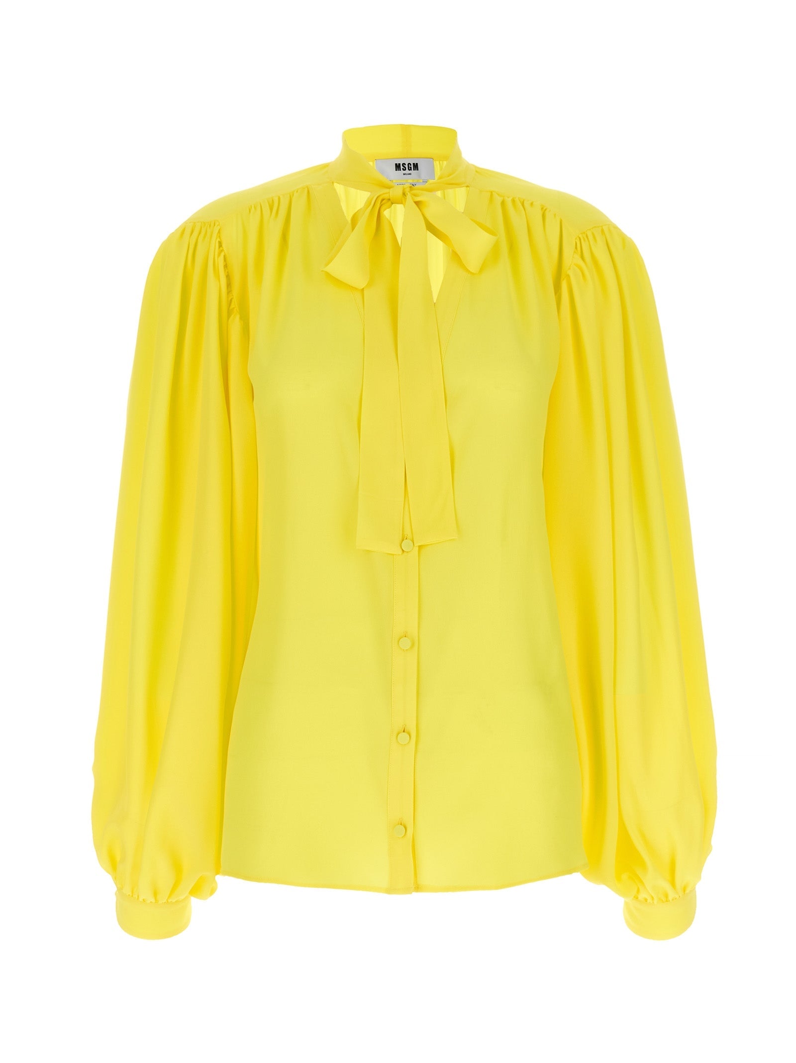MSGM - MSGM - Bow shirt - Women’s Tops
