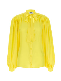 MSGM - MSGM - Bow shirt - Women’s Tops
