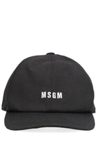 MSGM Men's Baseball Cap Black