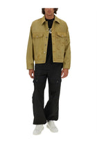 MSGM Men's Denim Jacket Dyed in Tea Blue, view 2