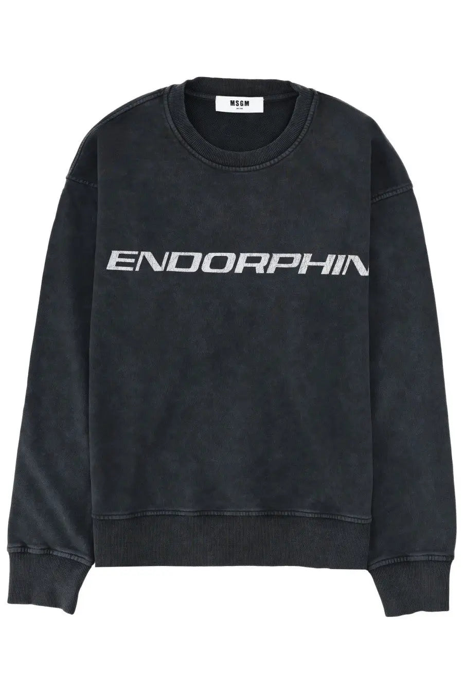 MSGM Men's Printed Sweatshirt Grey