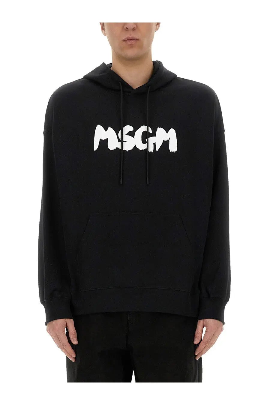 MSGM Men's Hoodie Black