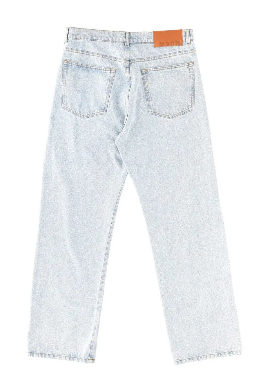 MSGM Men's Jeans Blue, view 2