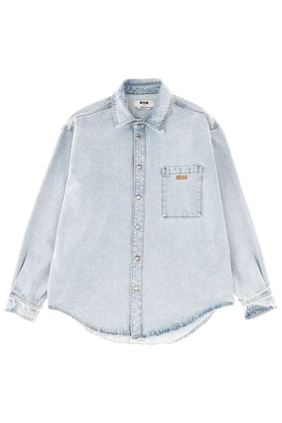 MSGM Men's Shirt Blue