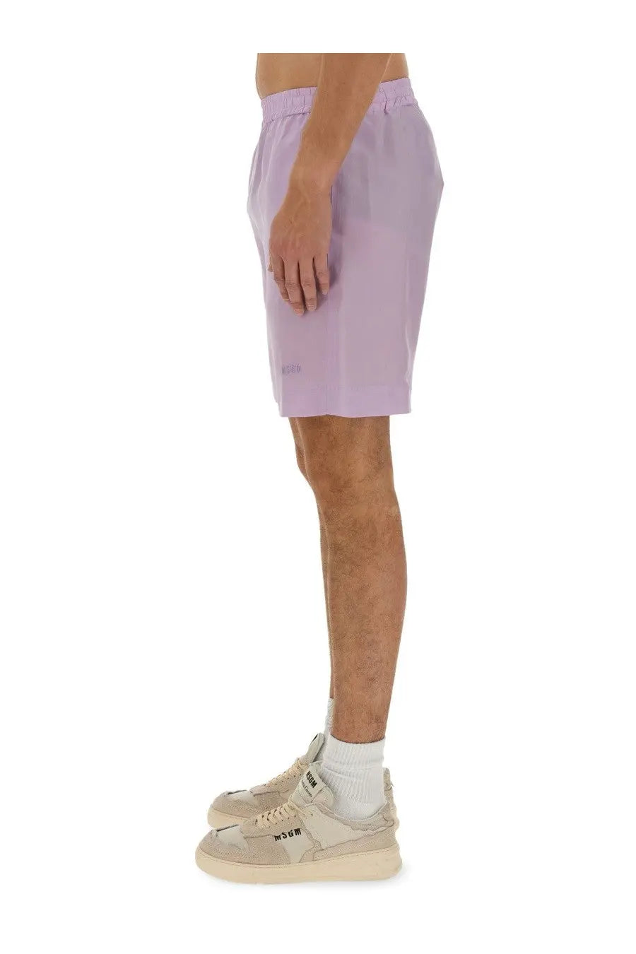 MSGM Men's Short Purple, view 3