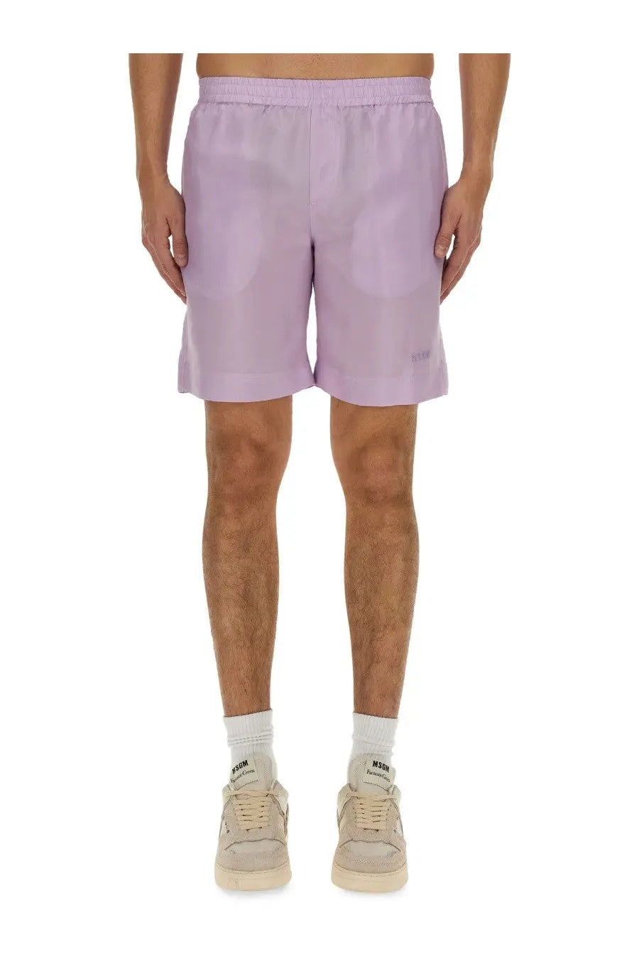MSGM Men's Short Purple