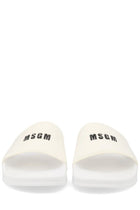 MSGM Men's Slide White, view 3