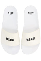MSGM Men's Slide White, view 5