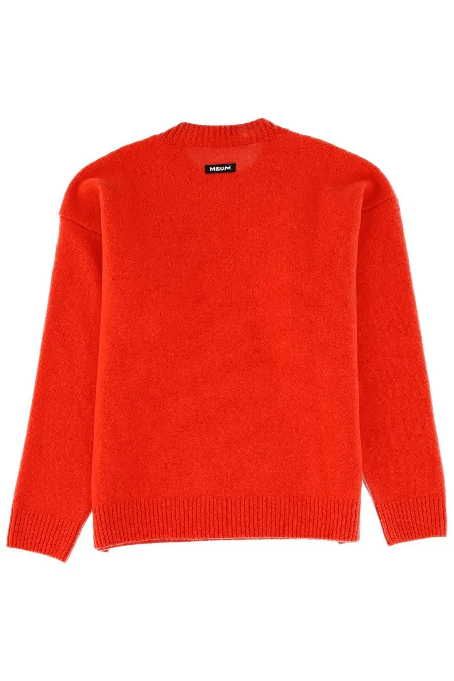 MSGM Men's Wool Sweater Red, view 2