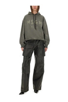 MSGM Women's Cargo Pants Black, view 2
