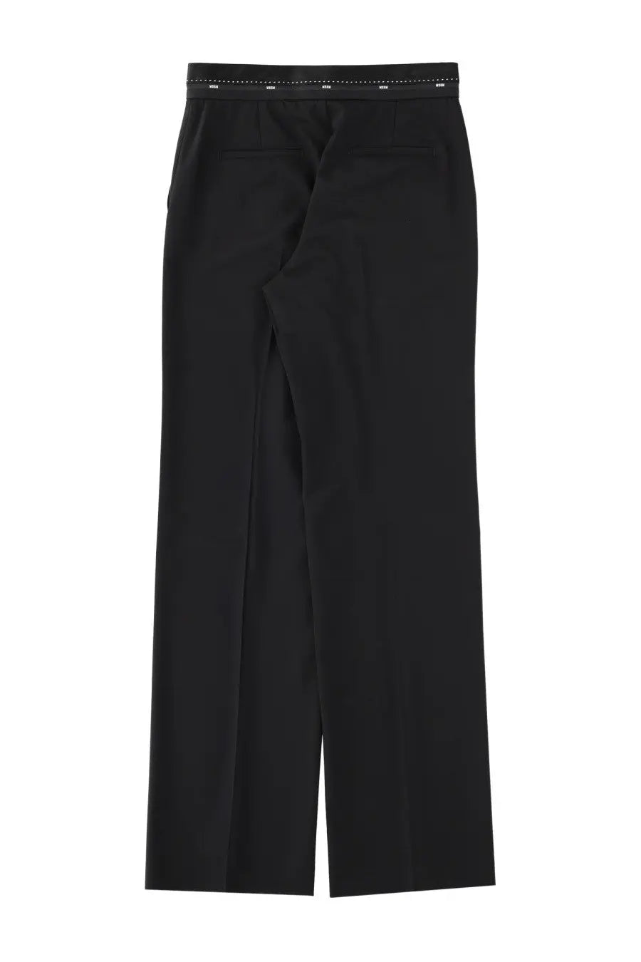 MSGM Women's Cool Wool Pants Black, view 2