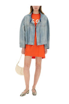 MSGM Women's Denim Jacket Blue, view 2