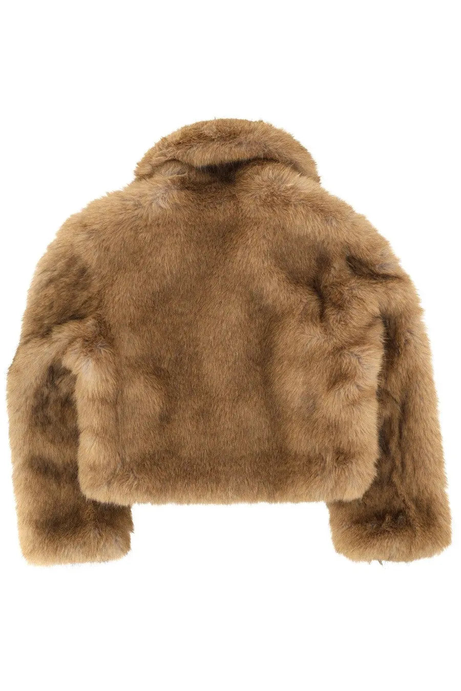 MSGM Women's Eco Fur Jacket Beige, view 2