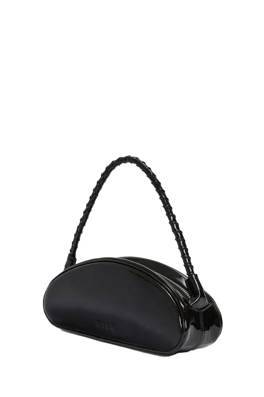 MSGM Women's Leather Handbag Black, view 3