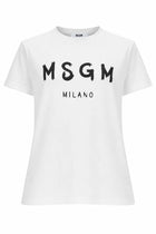 MSGM Women's Shirt with Pennellato White