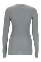 MSGM Women's Shirt in Viscosa Grey, view 2