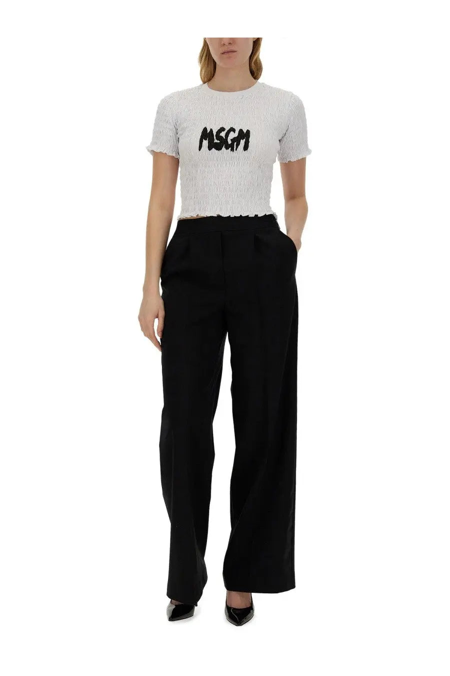 MSGM Women's Shirt White, view 2