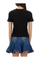 MSGM Women's Slim Fit Shirt Black, view 3