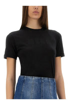 MSGM Women's Slim Fit Shirt Black, view 4