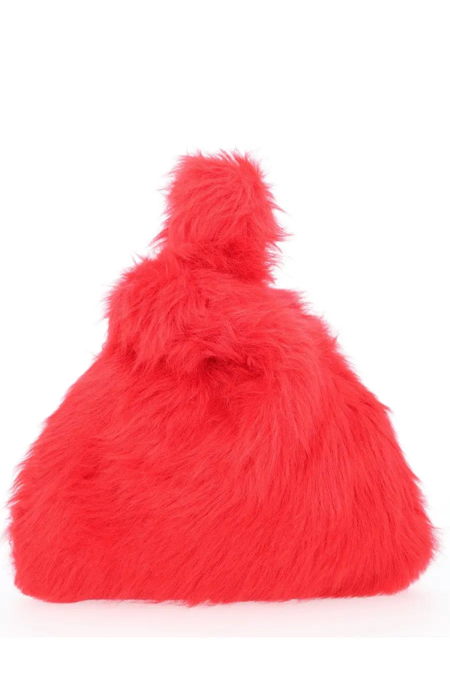 MSGM Women's Small Fluffy Bag Red, view 2