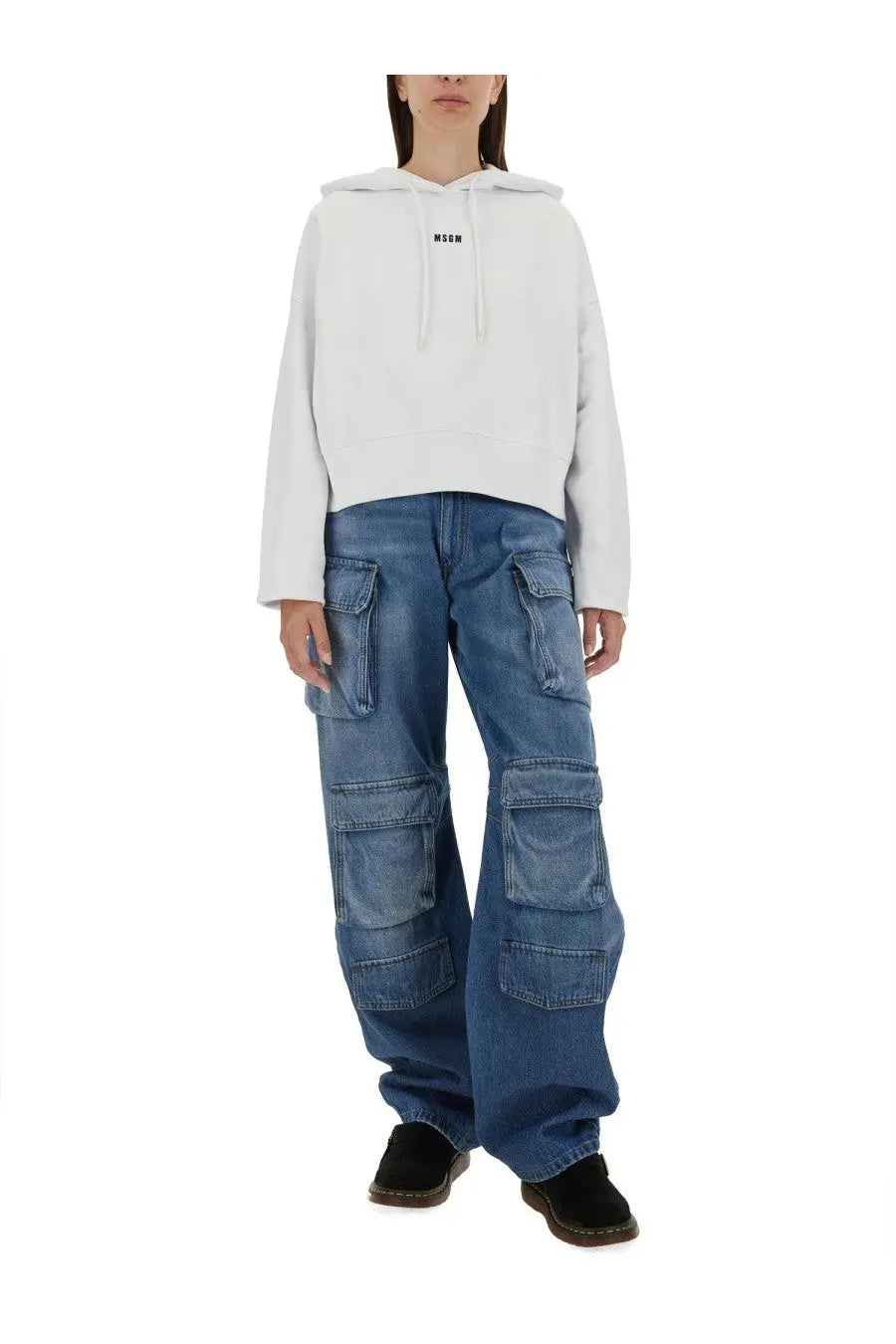 MSGM Women's Sweatshirt White, view 2