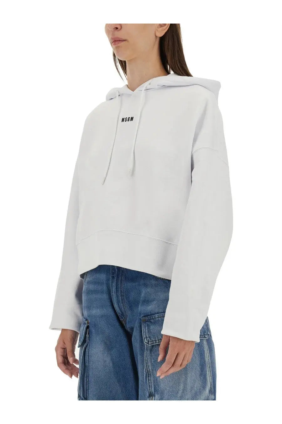 MSGM Women's Sweatshirt White, view 4