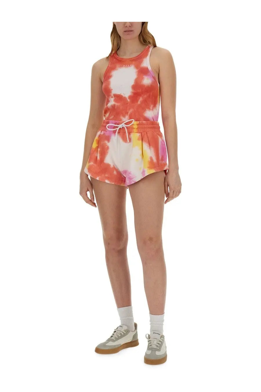 MSGM Women's Top Tie Dye Multicolor, view 2