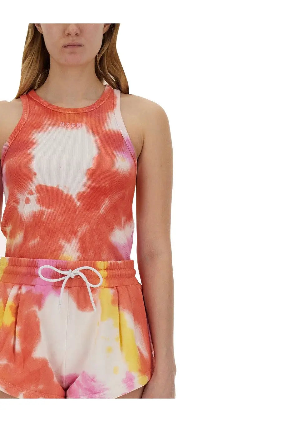 MSGM Women's Top Tie Dye Multicolor, view 4
