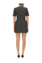 MSGM Women's Wool Dress Grey, view 3