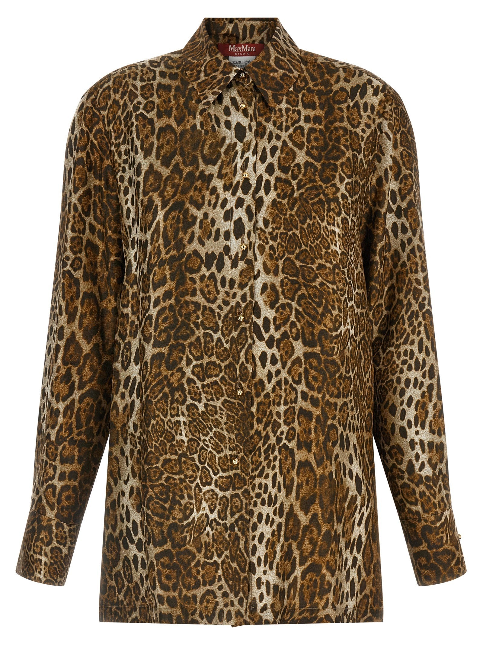 Max Mara Studio Mstaffari Shirt Brown
